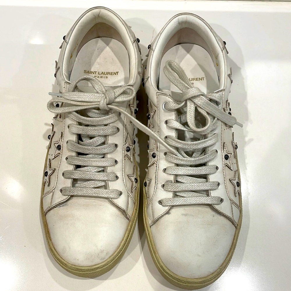 St Laurent Star Sneaker size 39.5 worn twice